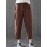 Women High Elastic Waist Solid Color Harem Pants