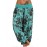Women Floral Print Loose Casual Full Length Sport Pants